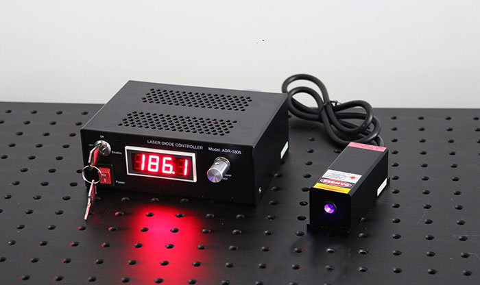 375nm 150mW 半导体激光器 多模光 UV紫外激光器 输出功率可调